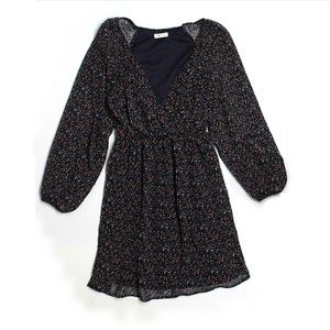 Everly deep v-neck dress